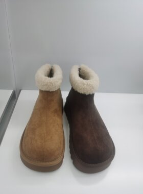 轩美诗2025新款秋冬复古百搭舒适休闲鞋雪地靴女靴子70607