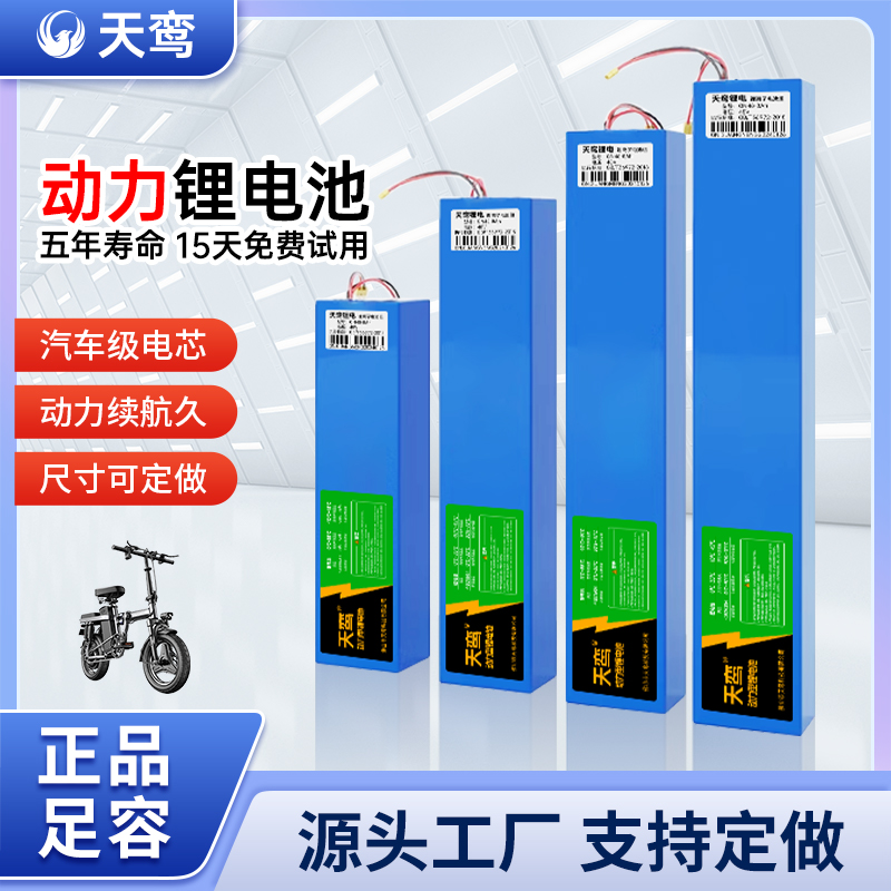 全新锂电池36V48V代驾车外卖电动车折叠滑板车希洛普新能源锂电池