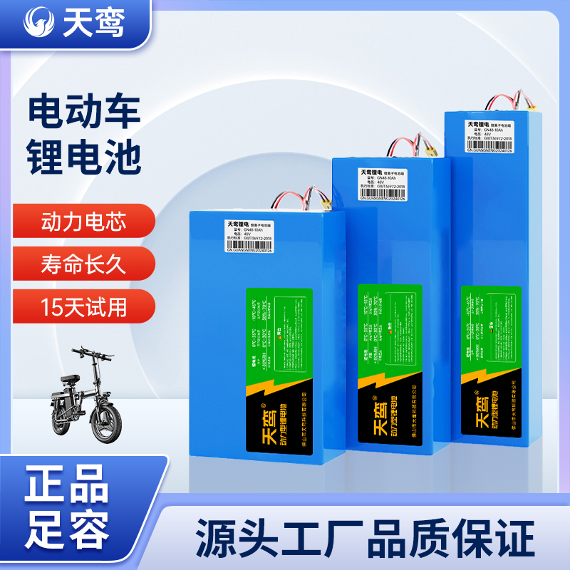 全新锂电池36V48V代驾外卖折叠滑板儿童扭扭车雅迪爱玛电动车电池