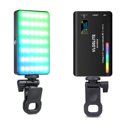 8VLOGLITE 补光灯W140RGB手机直播灯相机方形口袋灯全彩led氛围