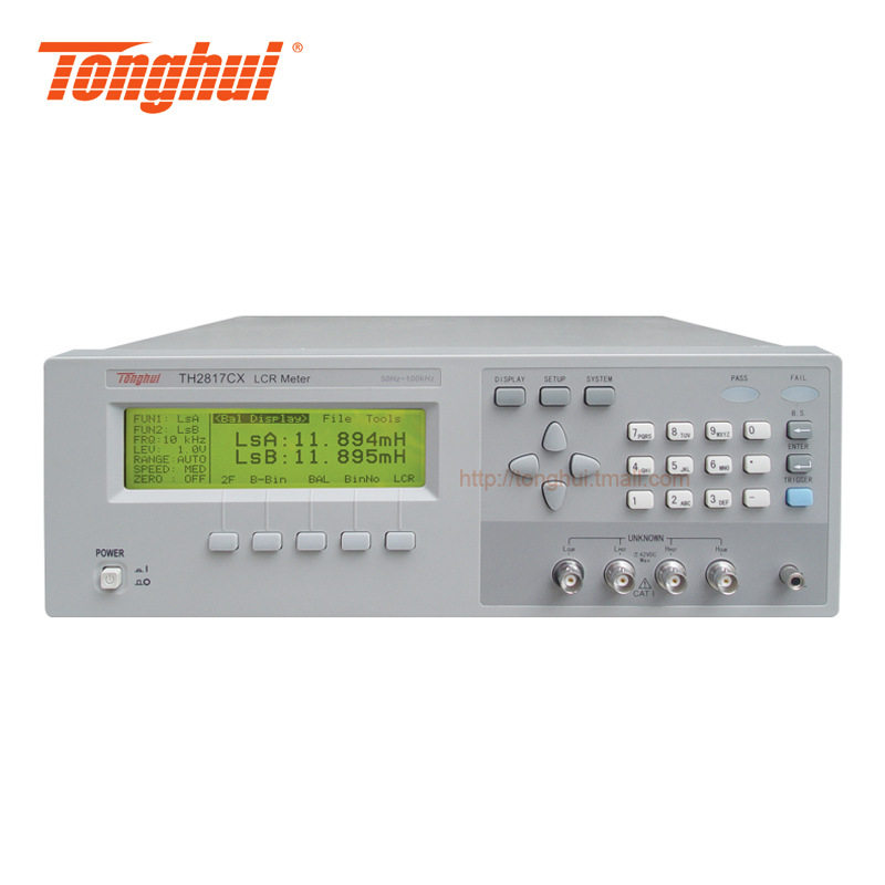 同惠TH2817CX 平衡测试仪LCR数字电桥测试仪滤波器平衡测试仪
