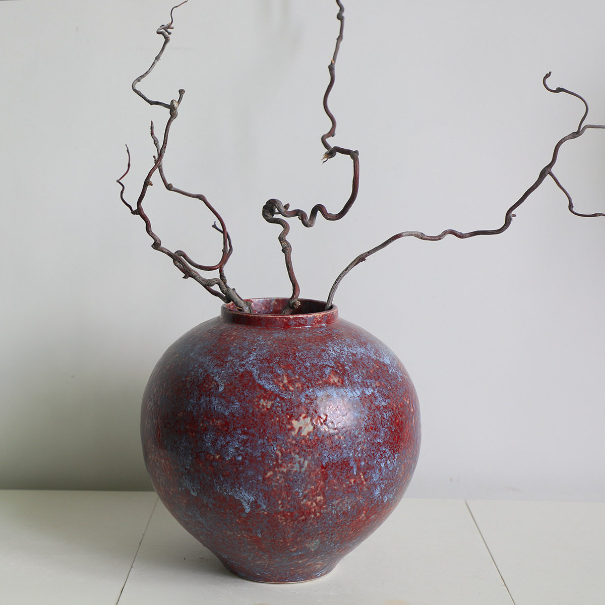 中式美学大肚花瓶陶瓷陶罐软装客厅复古花瓶中式玄关电视柜装饰品,模玩/动漫/周边/娃圈三坑/桌游,文化/体育周边,淘宝优惠券,粉丝福利购,淘宝优惠卷