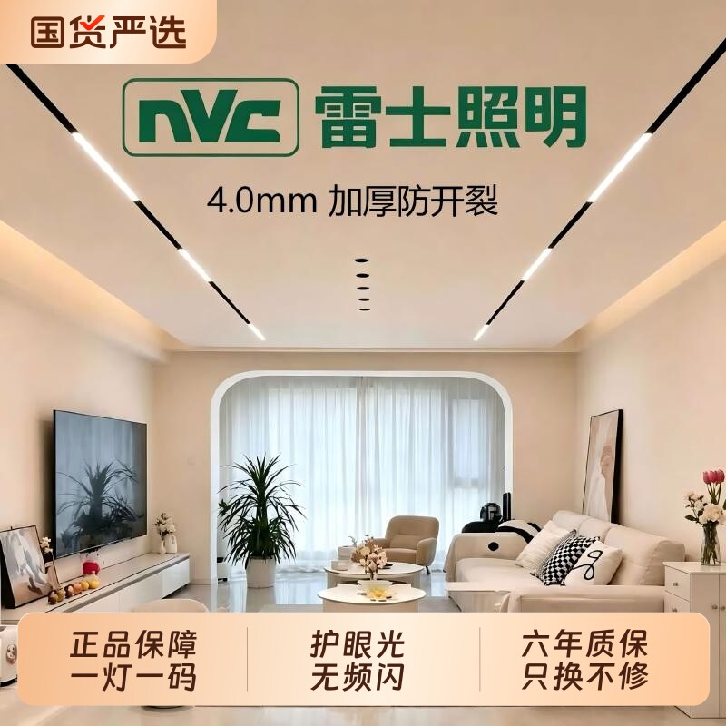 雷士预埋磁吸轨道客厅卧室套餐图片