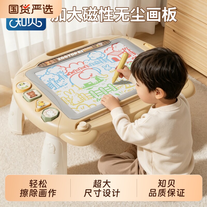 儿童画板家用磁性力可消除擦写字板1岁宝宝2涂鸦画画玩具生日礼物图片