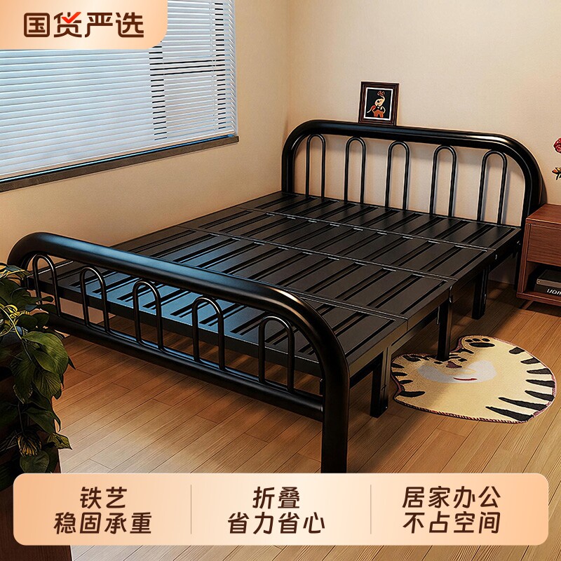 家用1米2单人床免安装图片