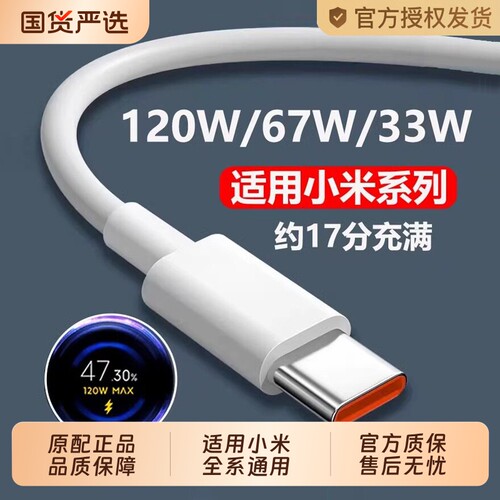【顺丰次日达】原装120W数据线