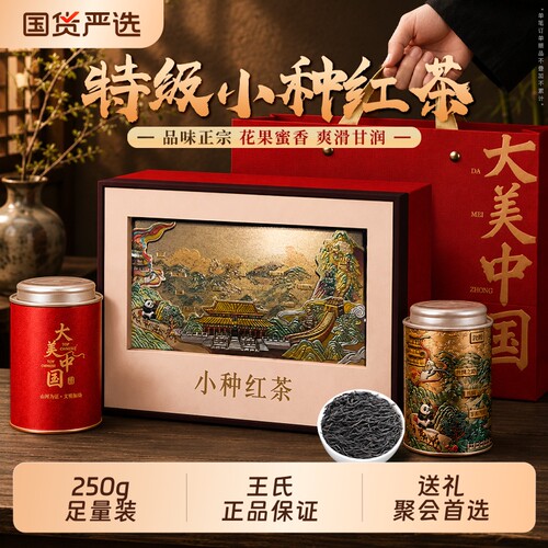 武夷红茶正山小种特级金骏眉茶叶