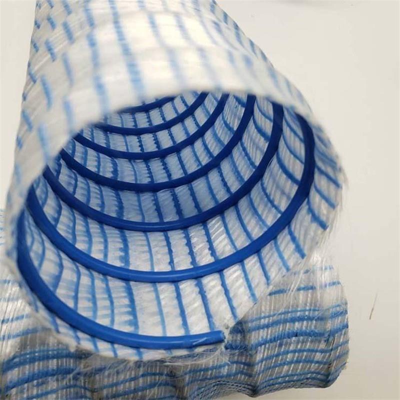 家软式管透水管厂 钢软丝弹簧加筋园林排水50-3FH50-FH300式透水