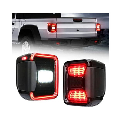 美版倒车刹车转向侧边灯Gladiator2020 JT角斗士尾灯总成 熏黑