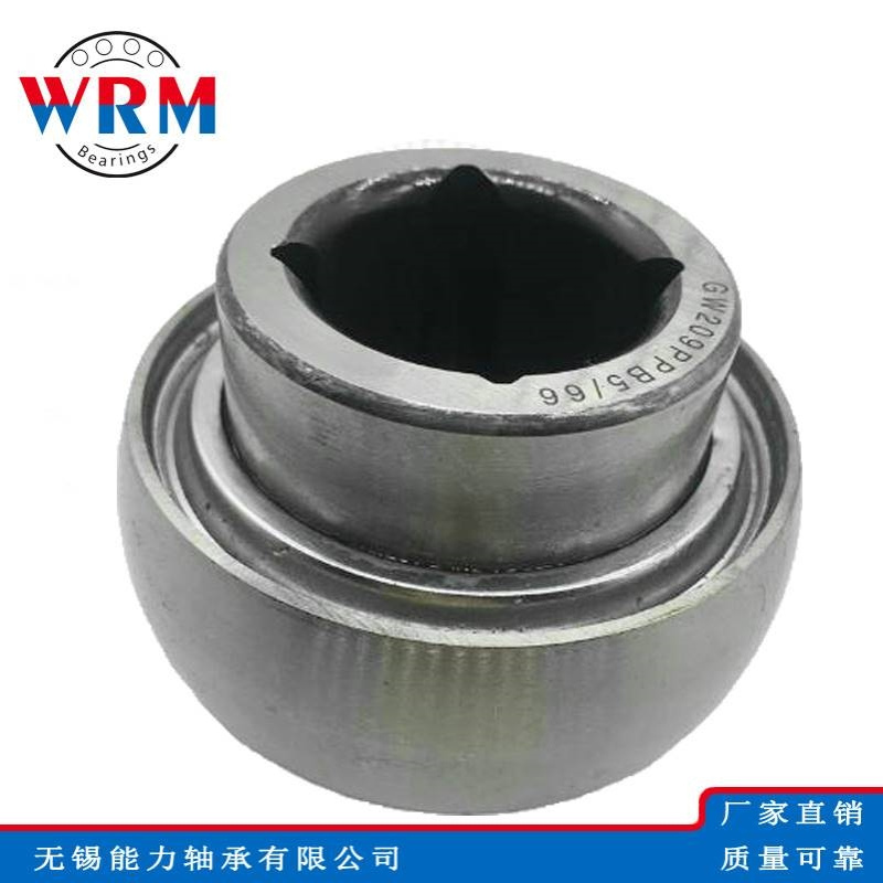 WRM双列双面密封农机GW209PPB5/66方孔轴承