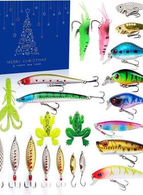 2023 年钓鱼降临节日Kederwa Calendario de Adviento de pesca