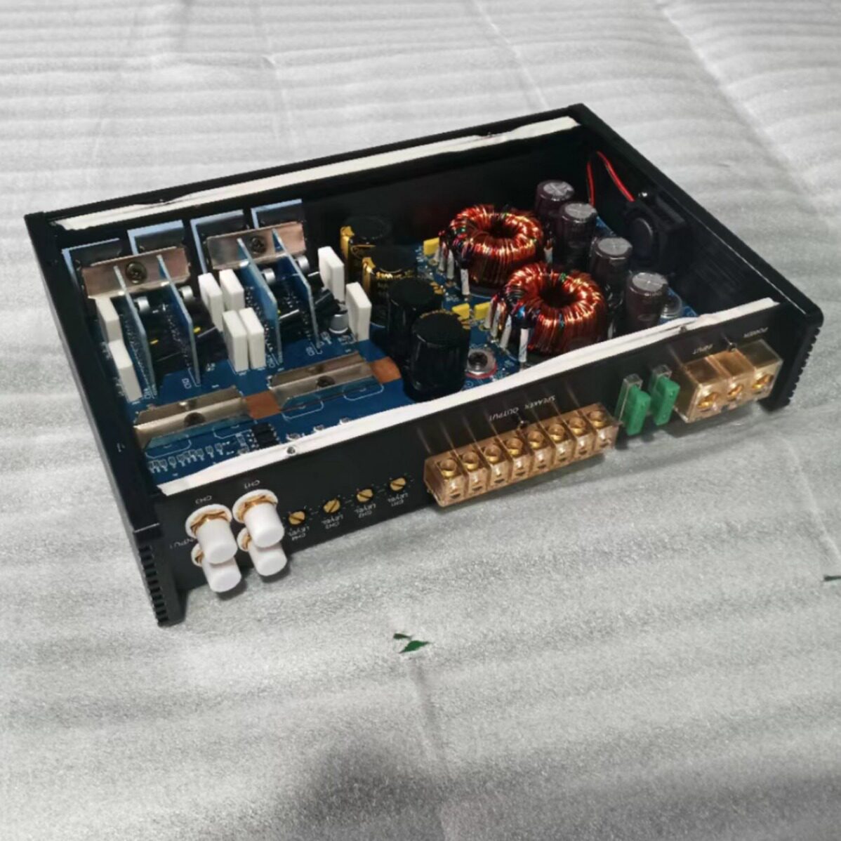 2026款AB类纯后级4路汽车功放/汽车功放/4路功率放大器