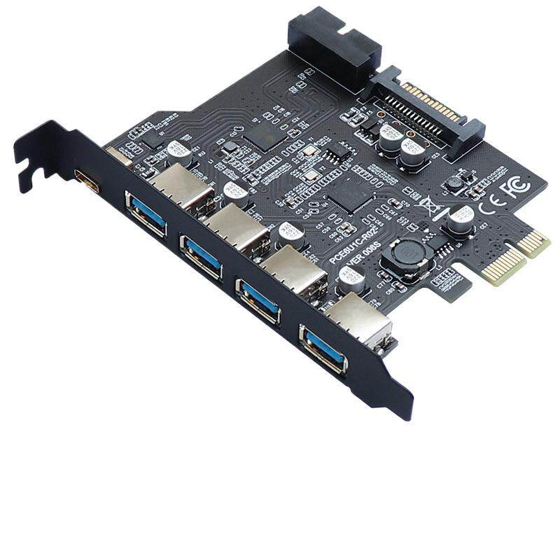 3.0 -前置转接卡-正反插前置19双核心三代扩展卡多接口