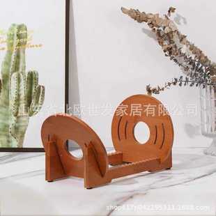 创意木质CD支架乙烯基唱片收纳展示架家用桌面专辑CD碟片收藏架