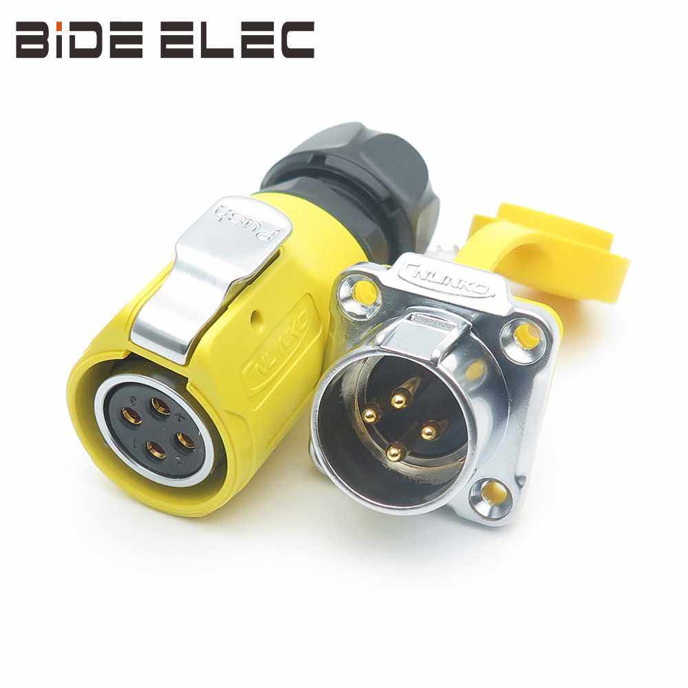 凌科Cnlinko LP-20 4芯LED显示屏电源航空防水公母插连接器20A,电子元器件市场,连接器,淘宝优惠券,粉丝福利购,淘宝优惠卷