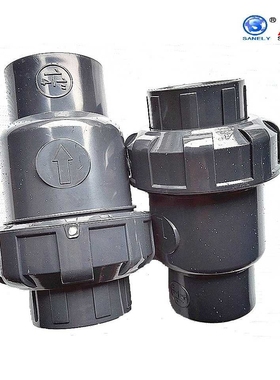 三厘SANKING 品牌UPVC/EPDM DN25 单由令翻板式逆止阀