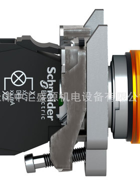 XB4BVM5=ZB4BVM5+ZB4BV053黄色230VAC指示灯22mm指示灯XB4BVM5