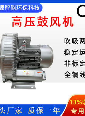 高压旋涡风机ce认证2GH 530-H26工业配套高压鼓风机吹吸两用风机