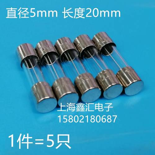 5只包邮 多功能粉碎机磨粉机配件 F10AL250V 5*20 保险管 保险丝