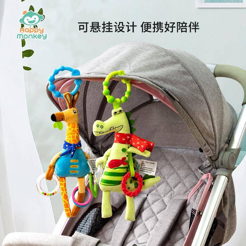 新生婴儿推车挂件摇铃推车风铃宝宝车载床头音乐铃安抚挂饰安全座