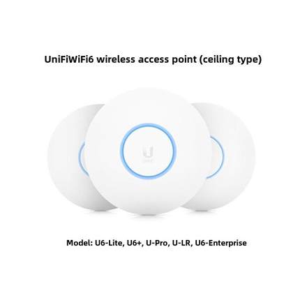 U6-Enterprise/U6-Pro/U6-LR/U6+ WiFi6吸顶AP双频5G无线漫游UBNT