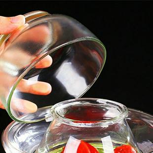 四川泡菜坛子盖子单卖水密封罐万能玻璃瓶盖子圆形通用盖配件 老式