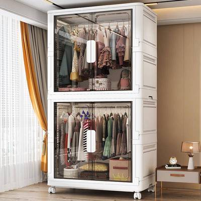 免安装儿童衣柜折叠式宝宝衣服收纳柜家用塑料婴儿衣物整理储物柜