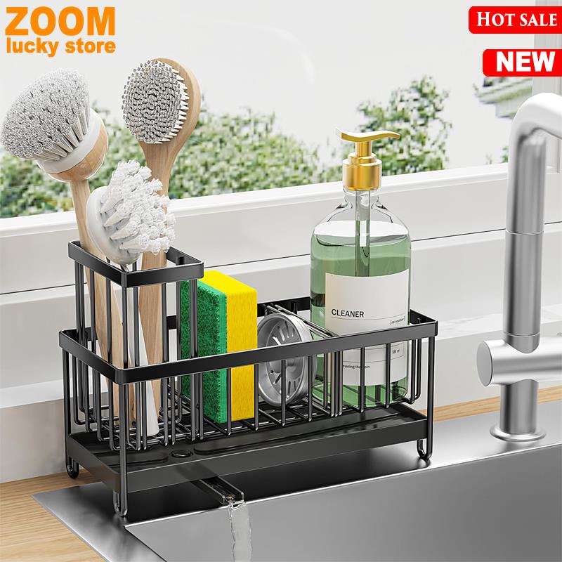 Sponge Holder for Kitchen Sink Organizer sink caddy Storage