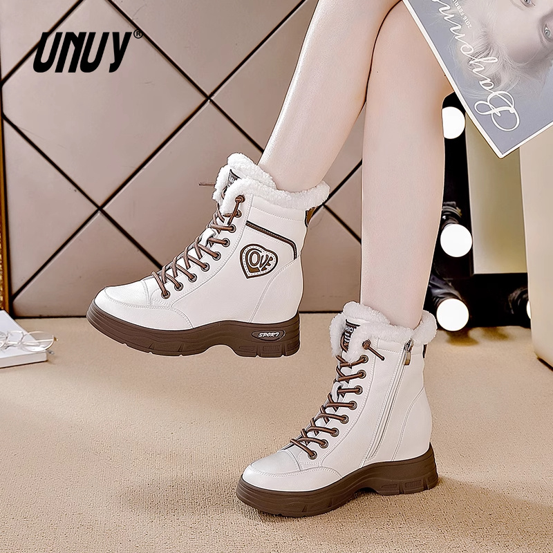 内增高雪地靴女2025新款秋冬英伦