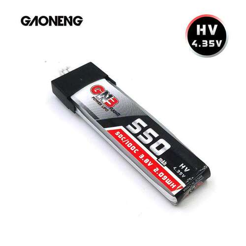 FPV 高能 电池 550MAH 530 660 HV 3.8V-4.35V 50C 1S tinywhoop