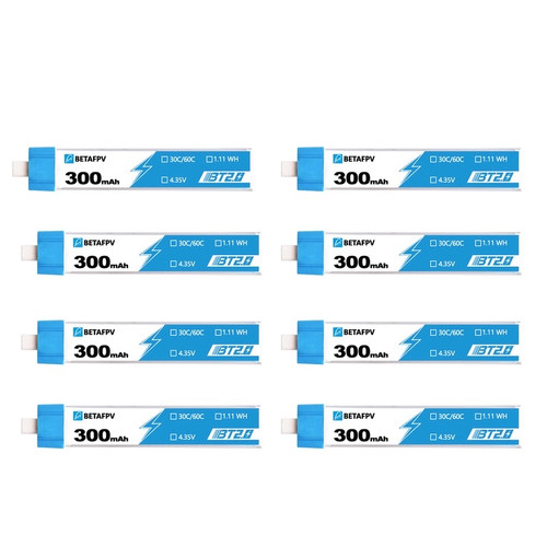 FPV 300mAh1S 锂电池 Cetus 穿越机 飞鲸 电池  30C BT2.0 4.35V