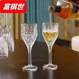 家用创意高脚杯高颜值甜酒葡萄酒杯 轻奢水晶玻璃红酒杯子套装