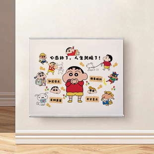 电表箱遮丑神器多媒体盒新款卡通装饰画弱电箱遮挡盖板免打孔挡板