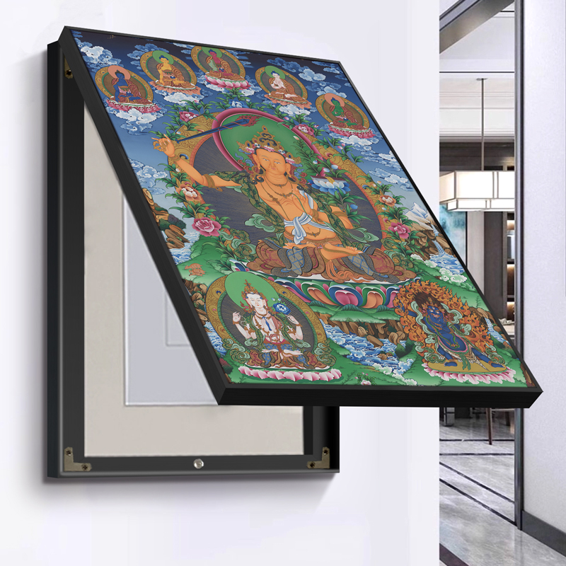 唐卡客厅电表箱装饰画餐厅配电箱盖板创意遮挡挂画弱电箱遮丑壁画