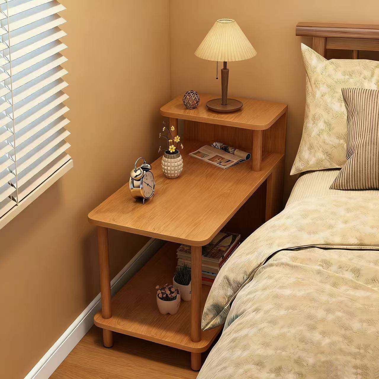 床头柜现代简约小型床头桌简易实木腿床头小桌子创意迷你床边柜,住宅家具,床头柜,淘宝优惠券,粉丝福利购,淘宝优惠卷