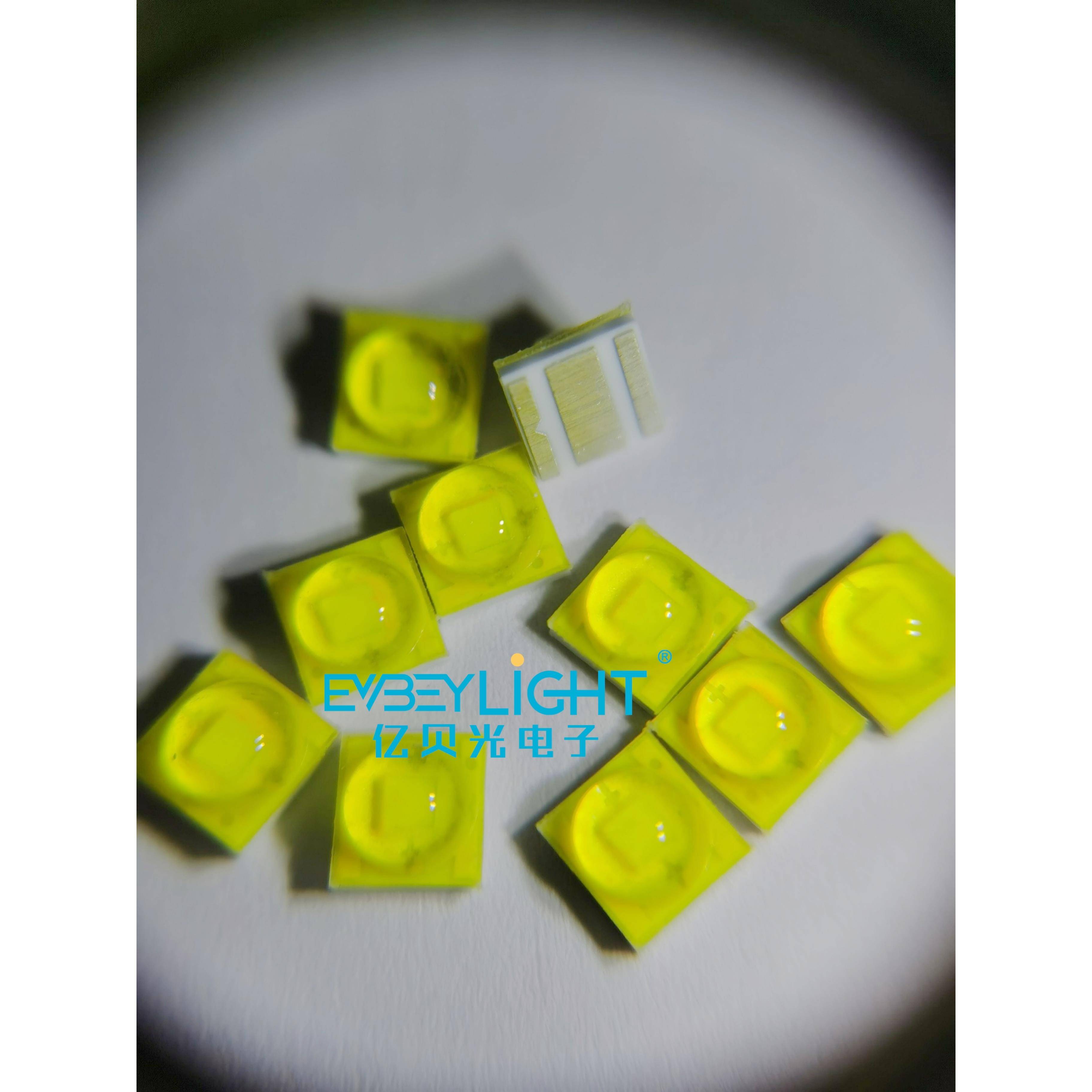 3535球头白光金黄暖白自然白1-3w3v9v12v发光二极管LED灯珠