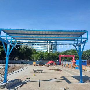 厂家供应 套丝机加工棚 施工套丝机防护棚 小型机械钢筋 加工棚