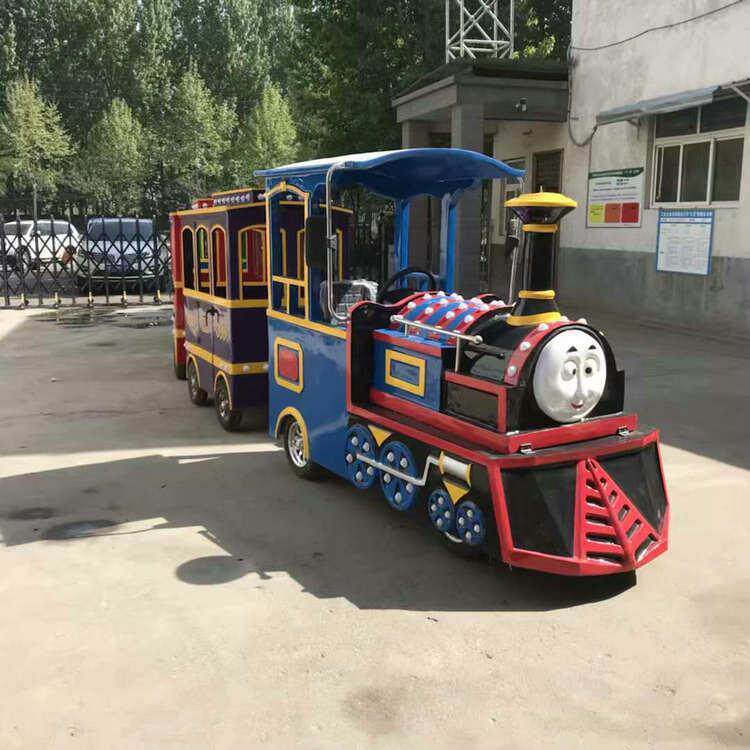 无轨小火车 公园景区商场电动观光小火车 大型游乐设备