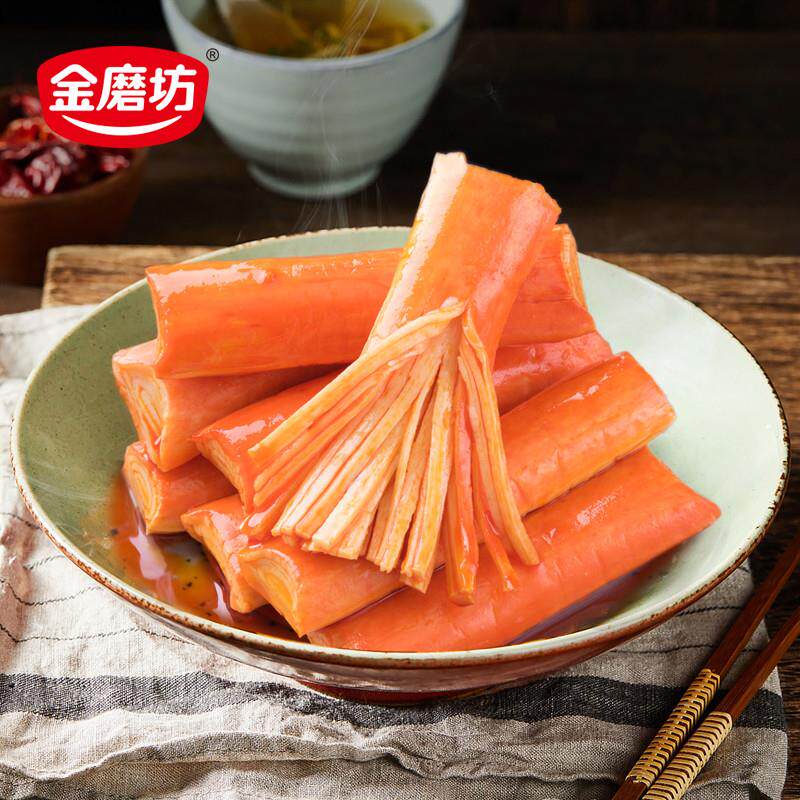 正宗手撕蟹柳即食蟹棒辣味