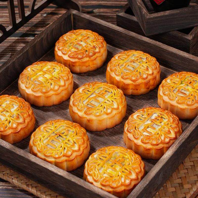 经典老味道五仁月饼中秋传统口味酥松清香解馋小零食下午茶