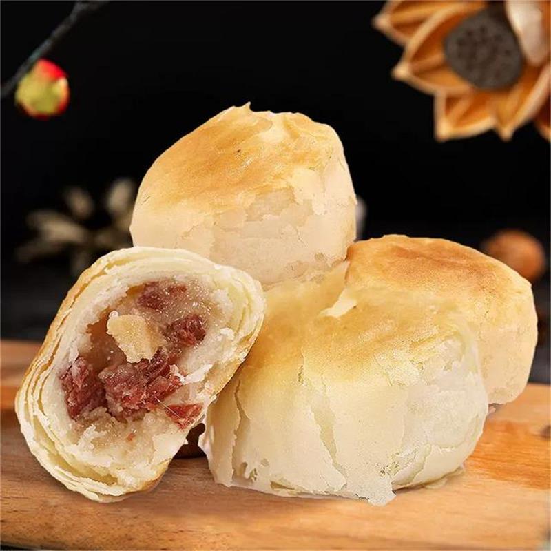 贵阳特产六甲火腿月饼中式糕点零食下午茶传统火腿月饼