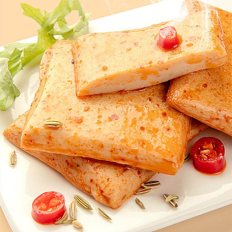 鱼豆腐香辣原味即食孕妇糖尿人解馋办公室休闲零食小吃木糖醇食品