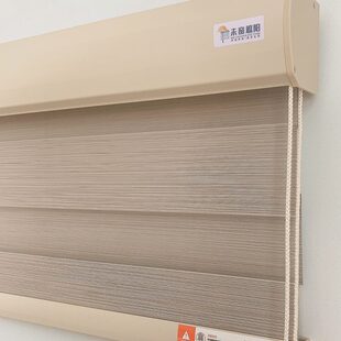 防水防油办公室客厅浴室厨房 柔纱帘卷帘百叶窗帘遮光免打孔手拉式