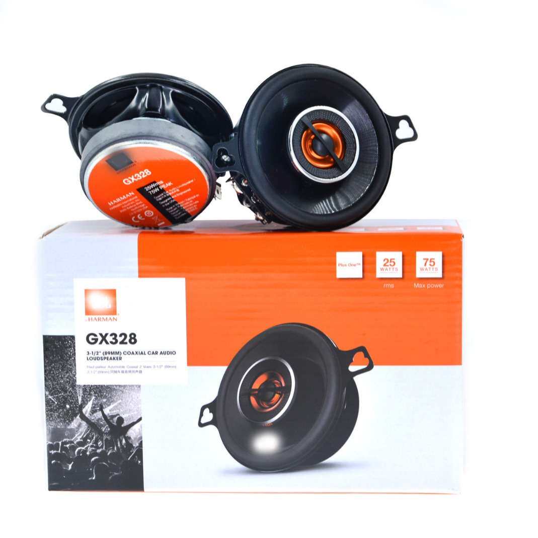 汽车音响喇叭JB GX328 3.5寸中音同轴喇叭中置中音全车环绕三分频