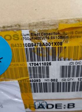B43310B9478A001 400V4700UF电解电容铝电解电容