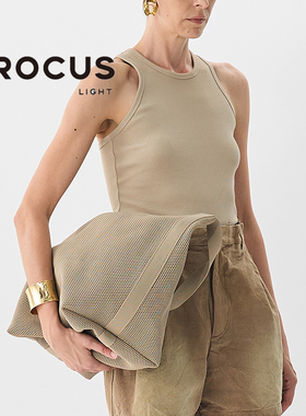 CROCUS X 迪门斯联名巴黎秀场系列大容量轻奢百搭单肩斜挎托特包