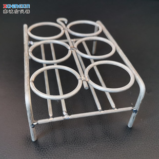 6孔x45mm马弗炉坩埚架 G值粘结支架 镍铬铁粘结架 鑫诚信厂家现货