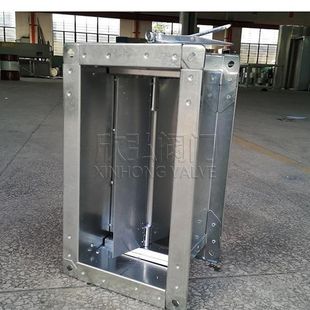 T303C-2矩形风道止回阀 焊接 高压 不锈钢 高温通风阀 欣弘阀门