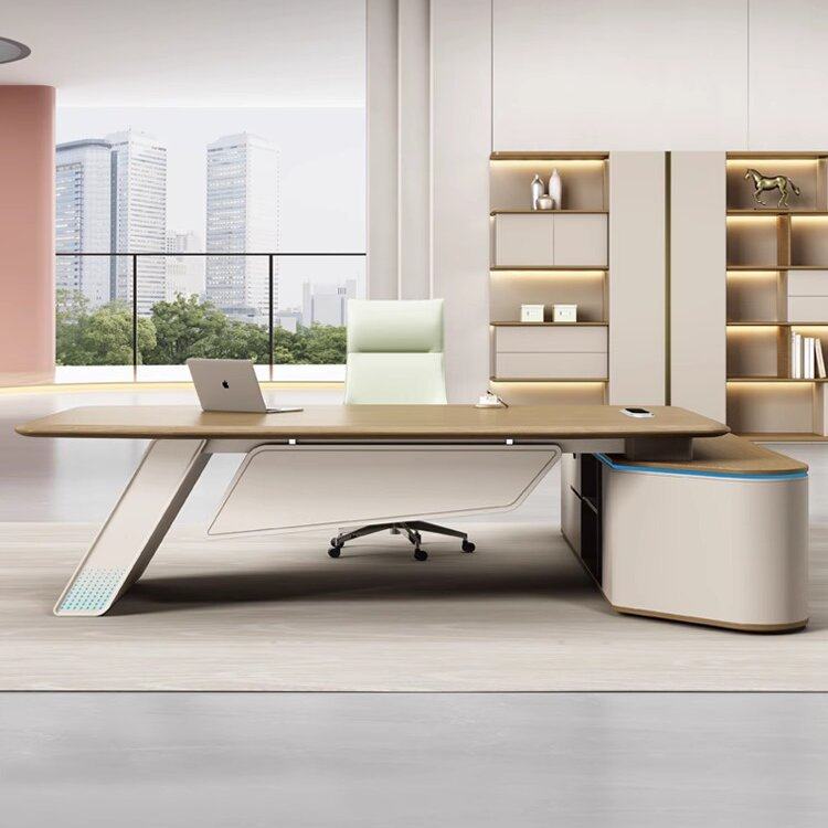 简约现代老板办公桌椅组合办公室总裁电脑桌单人轻奢大班台老板桌,标准件/零部件/工业耗材,其他管件,淘宝优惠券,粉丝福利购,淘宝优惠卷