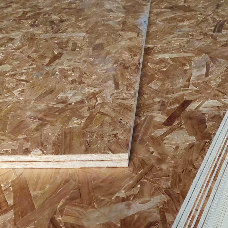厂家货源阻燃OSB木屋结构板轻钢别墅贴面防火防水饰面欧松板